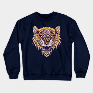 Tiger Mandala Zen tangle Crewneck Sweatshirt